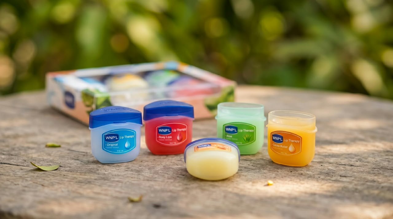 Moisturizing lip balm and lip mask for dry lips