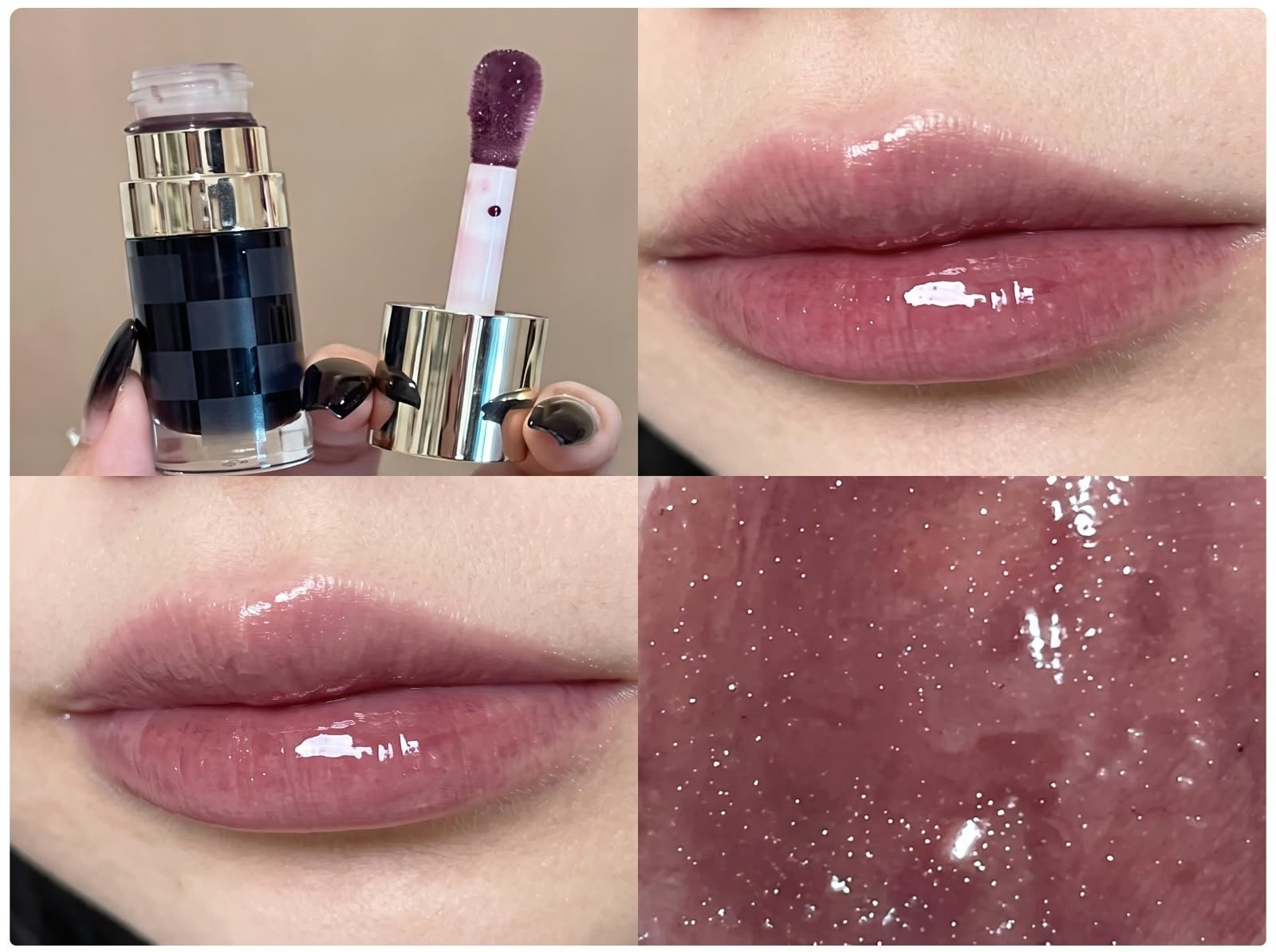 Toot Dodo glowing lip gloss for a sheer glass-like lip makeup finish